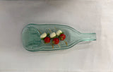 Clear slumped wine bottle tray 5 oclock somewhere