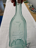Clear slumped wine bottle tray 5 oclock somewhere