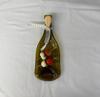 Single Slumped Wine Bottle Tray