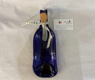 Single Slumped Wine Bottle Tray