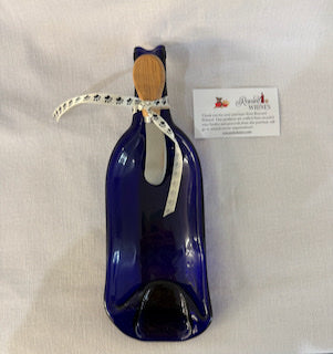 Single Slumped Wine Bottle Tray