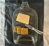 Slumped Bourbon bottle tray