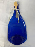 Extra large 1.5 L slumped wine bottle platter