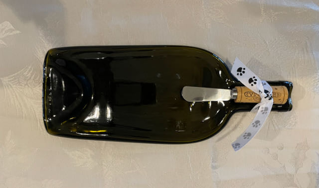 Slumped Wine Bottle Platter